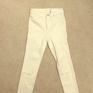 Zara Off white jeans size 4 NWOT